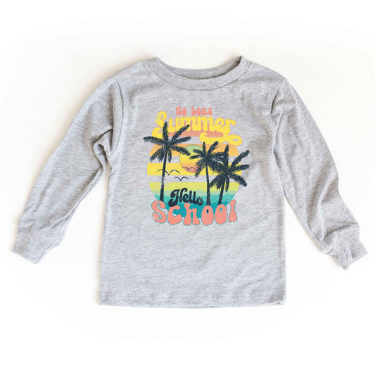 So Long Summer | Youth Graphic Long Sleeve Tee