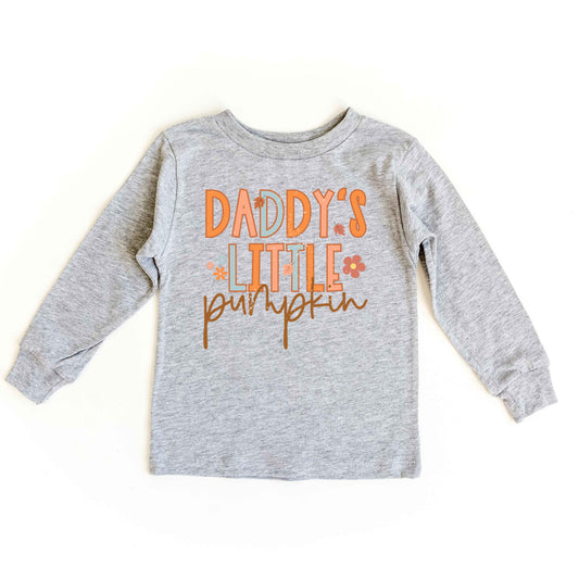 Daddy's Little Pumpkin | Youth Graphic Long Sleeve Tee