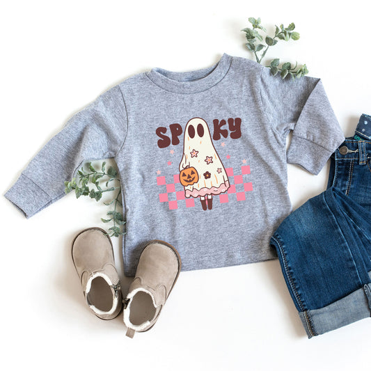 Spooky Girl Ghost | Youth Graphic Long Sleeve Tee
