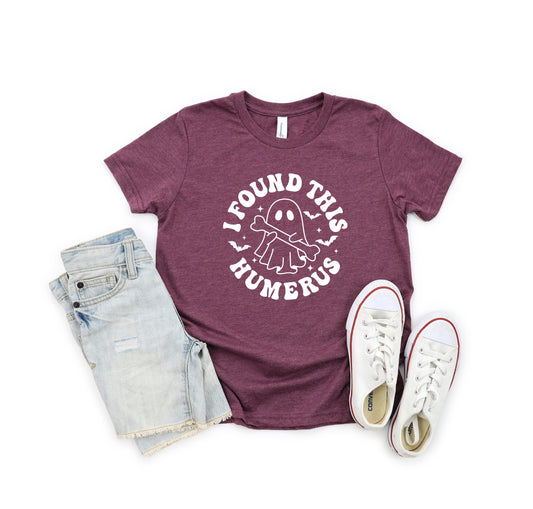 I Found This Humerus | Youth Graphic Short Sleeve Tee