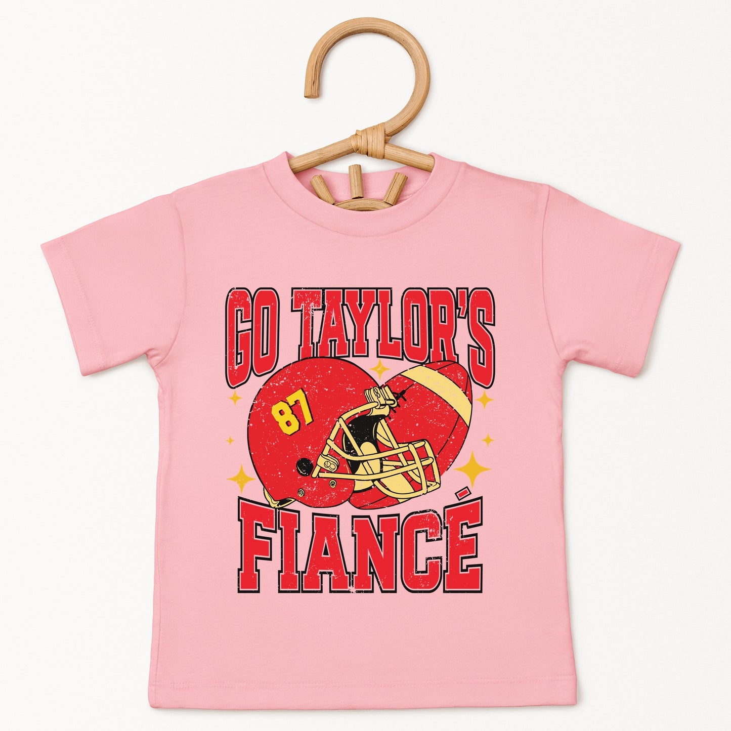 Go Taylor's Fiancé Sparkle - Kids Youth Short Sleeve Tee and Toddler Short Sleeve Tee