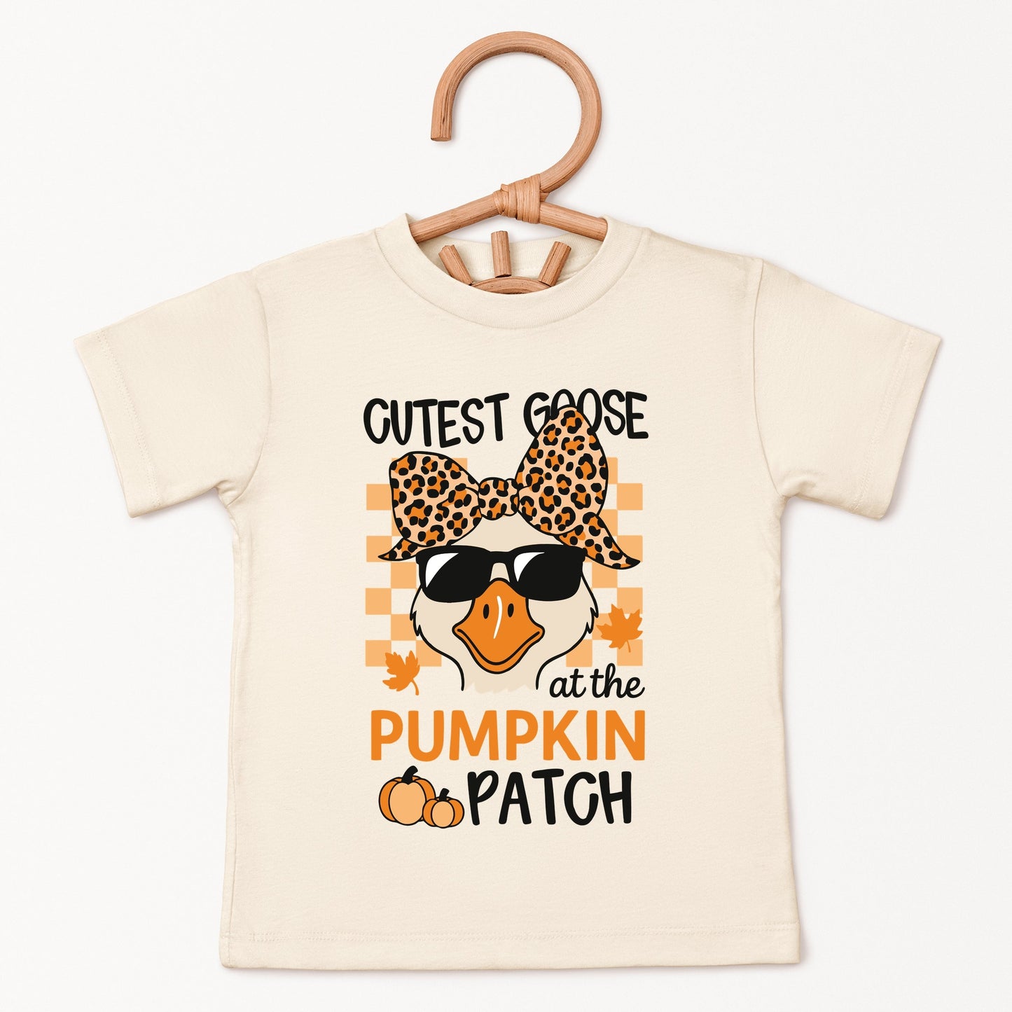 Cutest Goose At The Pumpkin Patch - Youth Short Sleeve Graphic T-Shirt and Toddler Short Sleeve Graphic T-Shirt