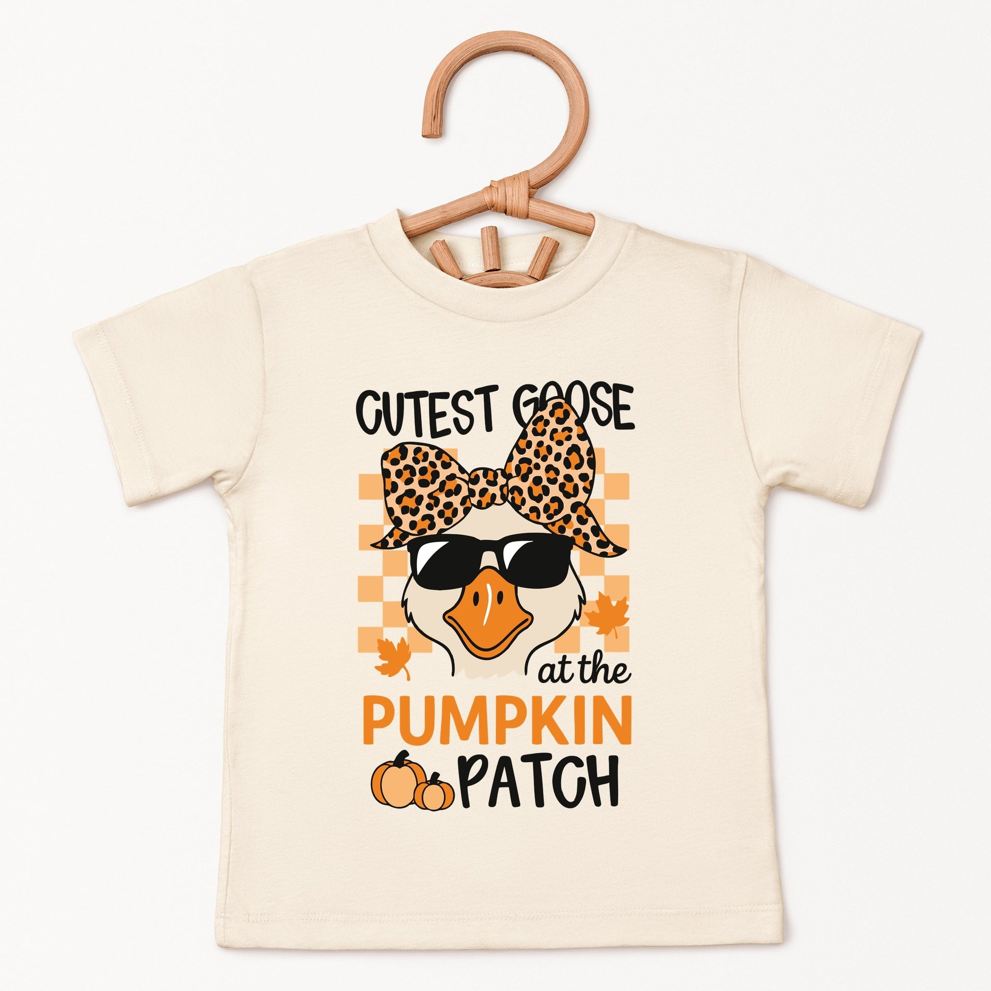 Cutest Goose At The Pumpkin Patch - Youth Short Sleeve Graphic T-Shirt and Toddler Short Sleeve Graphic T-Shirt
