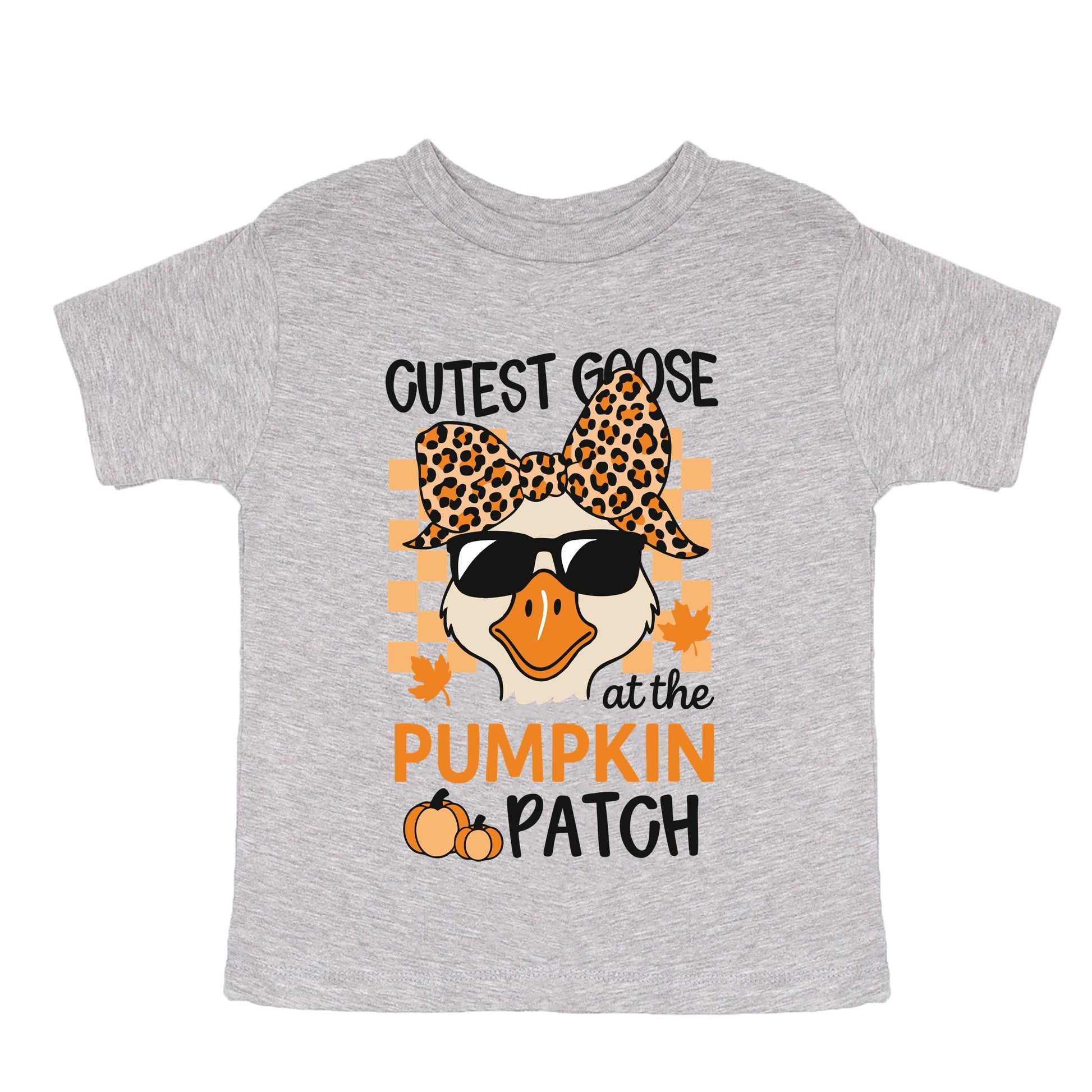 Cutest Goose At The Pumpkin Patch - Youth Short Sleeve Graphic T-Shirt and Toddler Short Sleeve Graphic T-Shirt