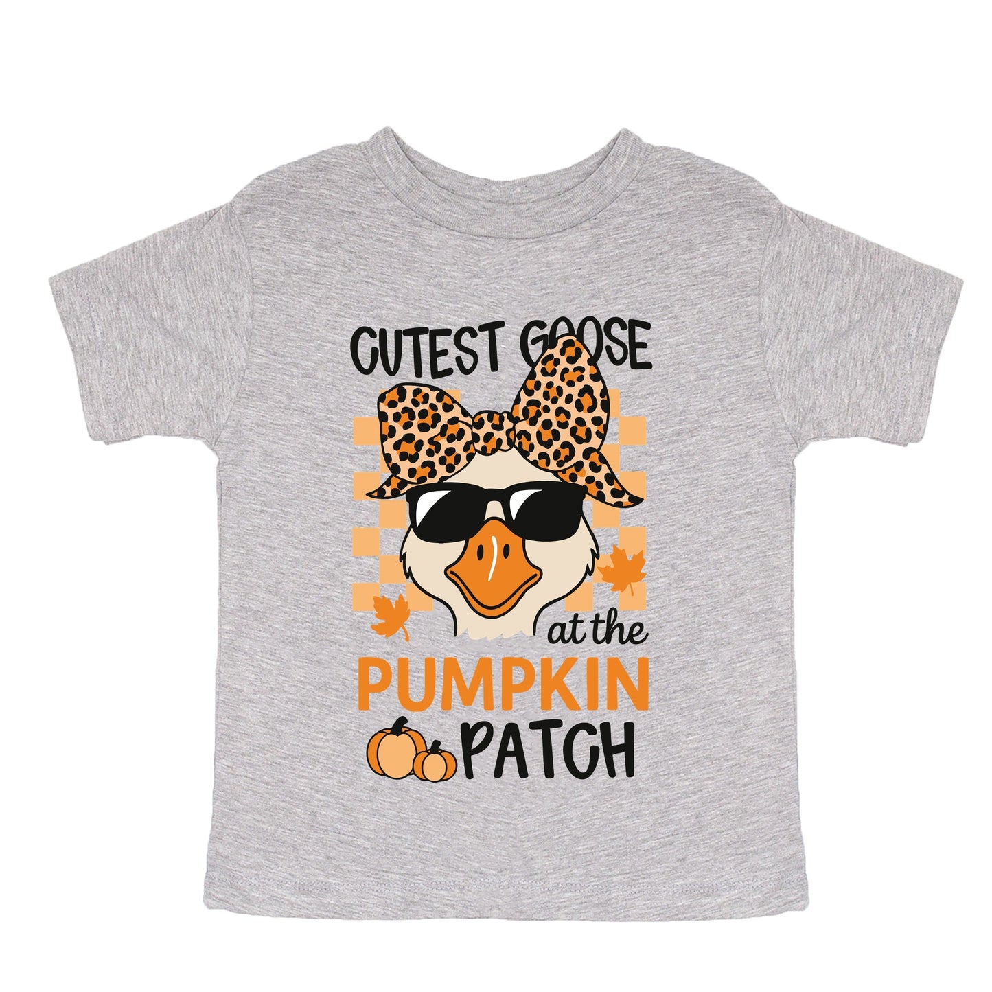 Cutest Goose At The Pumpkin Patch - Youth Short Sleeve Graphic T-Shirt and Toddler Short Sleeve Graphic T-Shirt
