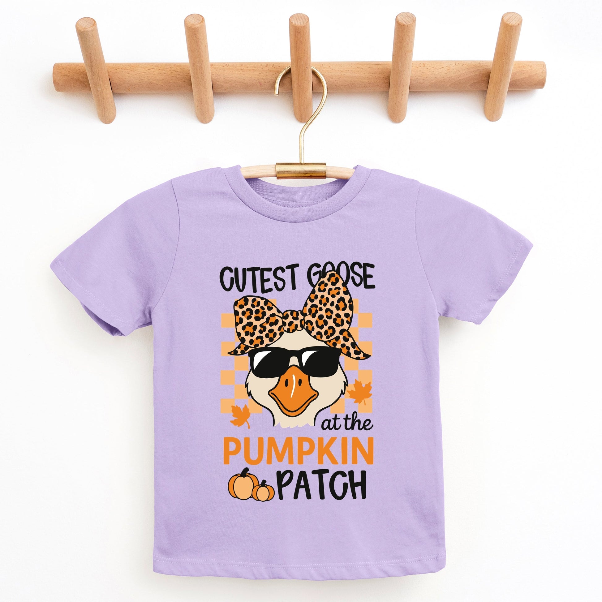 Cutest Goose At The Pumpkin Patch - Youth Short Sleeve Graphic T-Shirt and Toddler Short Sleeve Graphic T-Shirt