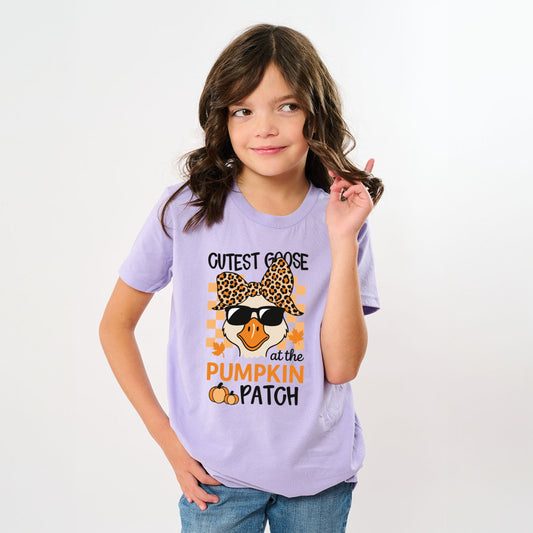 Cutest Goose At The Pumpkin Patch - Youth Short Sleeve Graphic T-Shirt and Toddler Short Sleeve Graphic T-Shirt