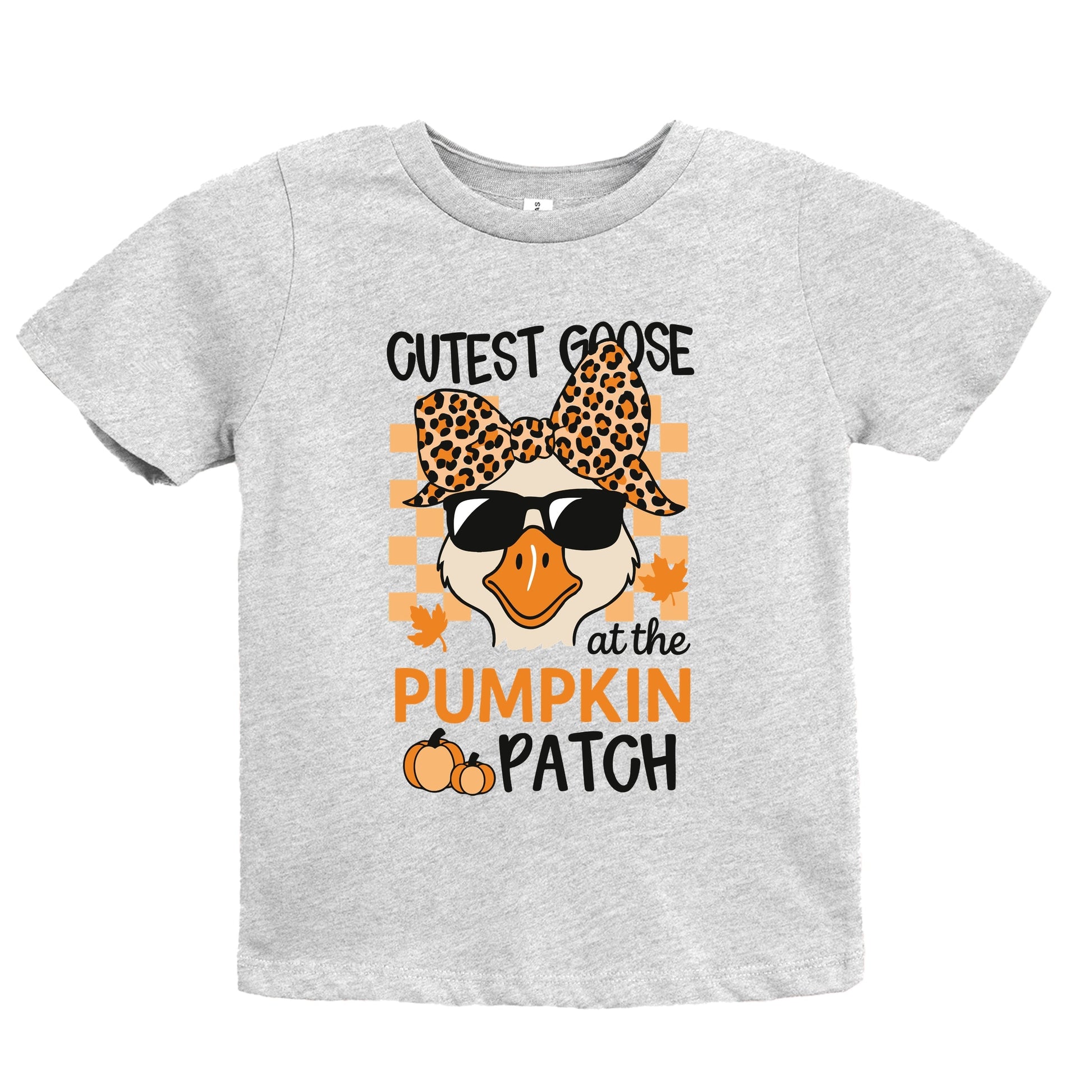 Cutest Goose At The Pumpkin Patch - Youth Short Sleeve Graphic T-Shirt and Toddler Short Sleeve Graphic T-Shirt