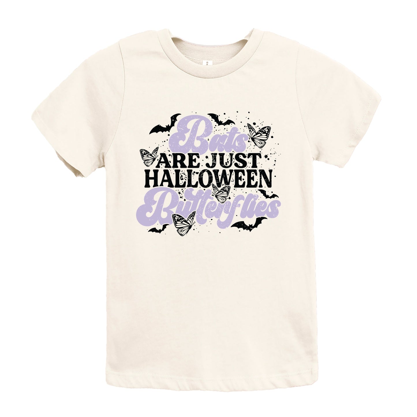 Bats Are Just Halloween Butterflies - Youth Short Sleeve Graphic T-Shirt and Toddler Short Sleeve Graphic T-Shirt