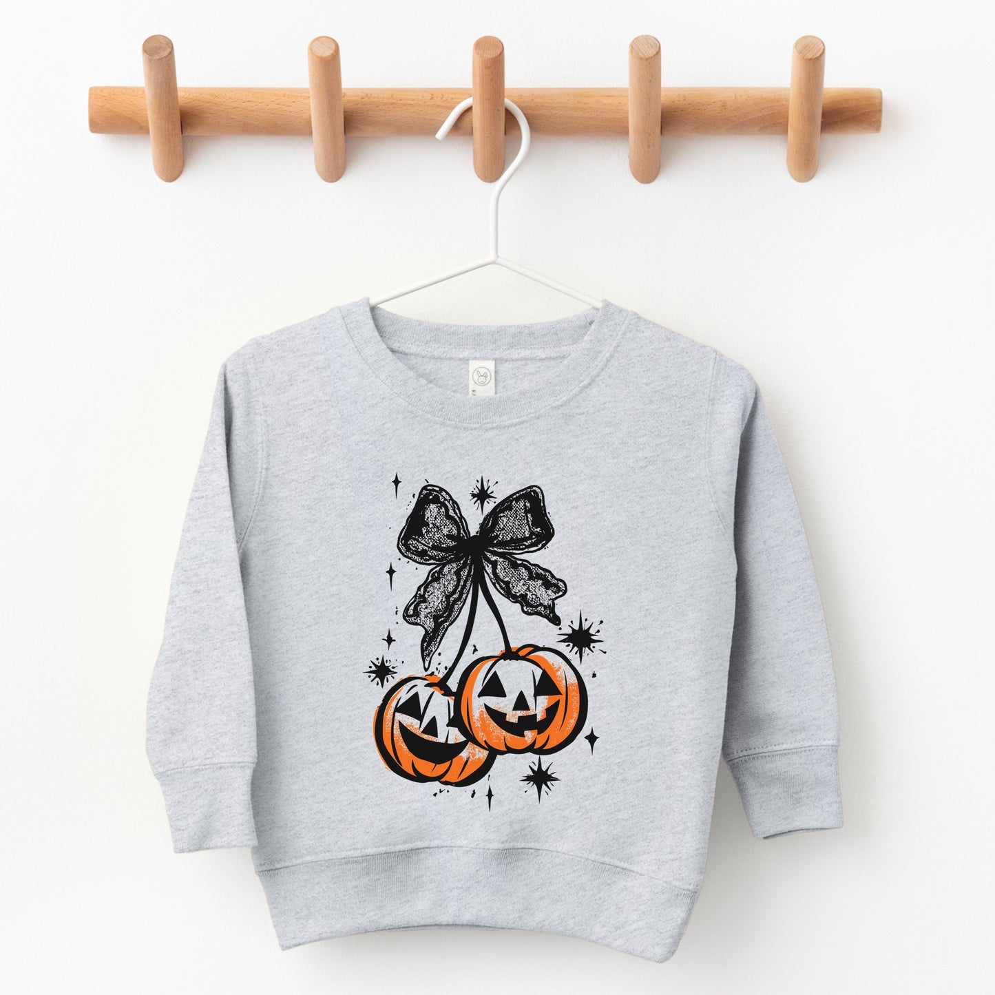 Coquette Pumpkin Cherries - Toddler Graphic Sweatshirt and Youth Graphic Sweatshirt