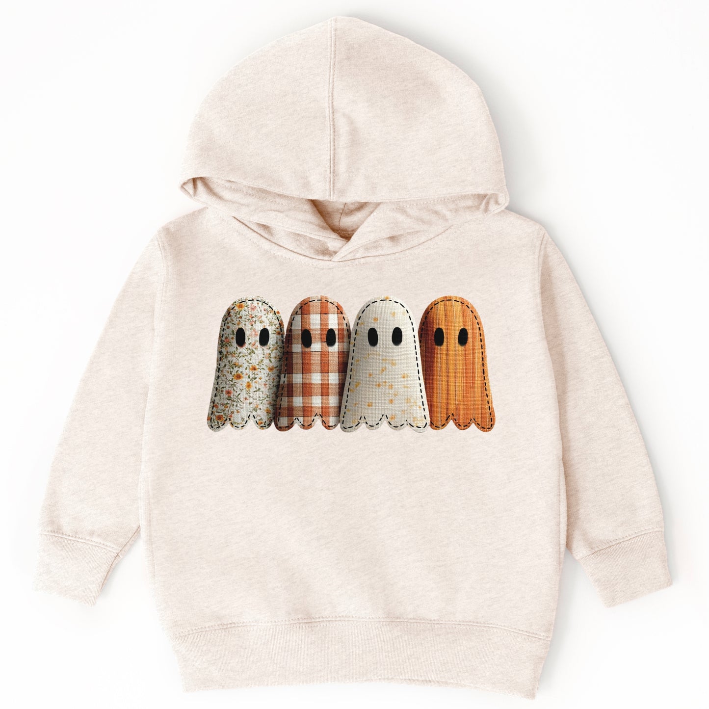 Four Ghosts Shadow Quilted Printed - Toddler Hoodie and Youth Graphic Hoodie