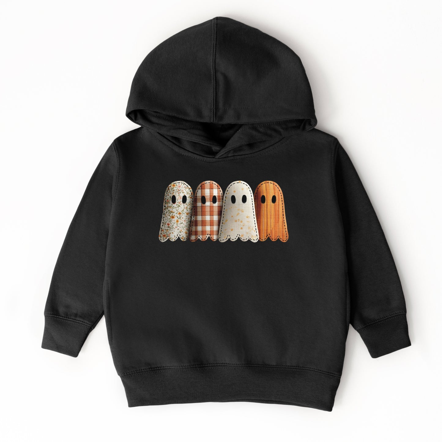 Four Ghosts Shadow Quilted Printed - Toddler Hoodie and Youth Graphic Hoodie