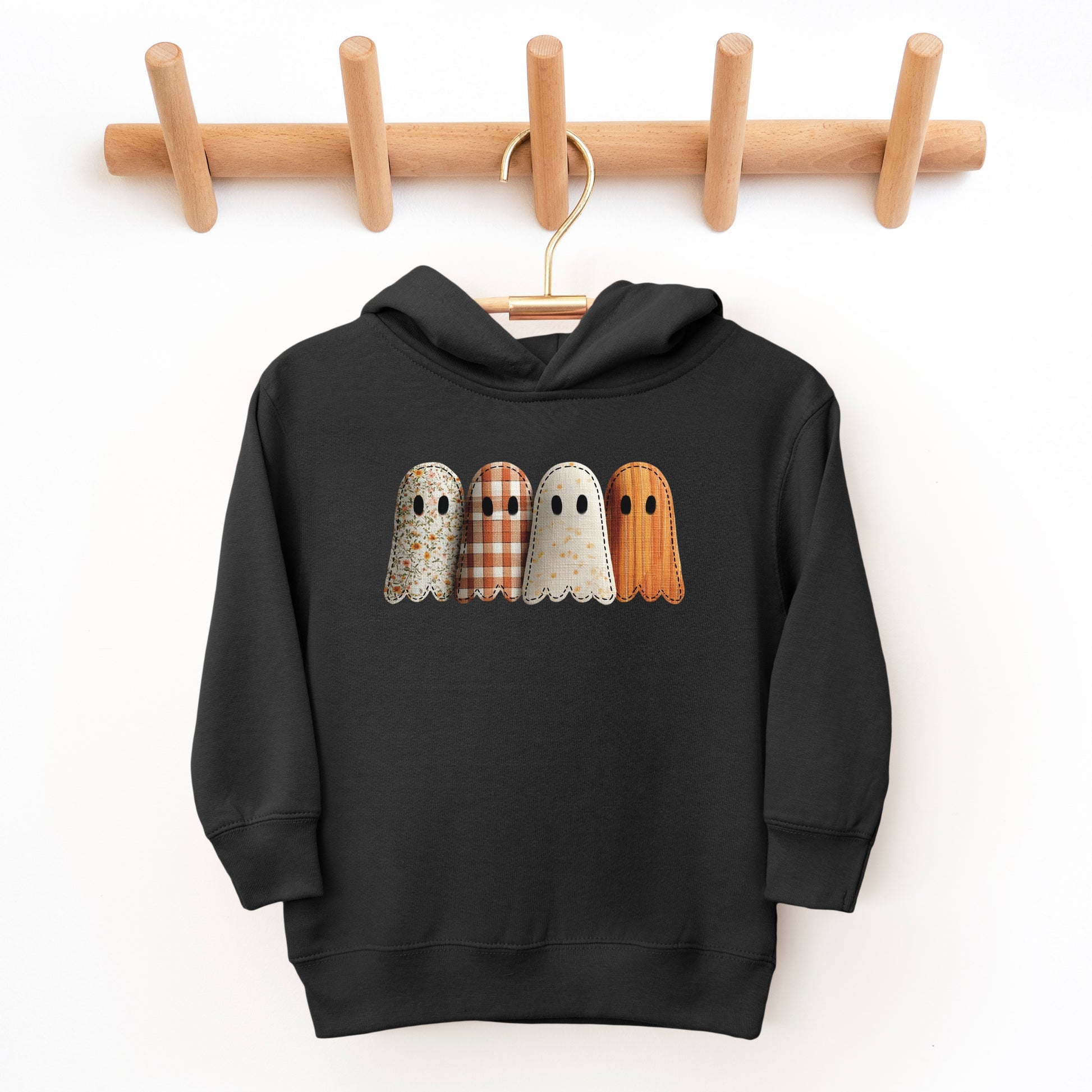 Four Ghosts Shadow Quilted Printed - Toddler Hoodie and Youth Graphic Hoodie