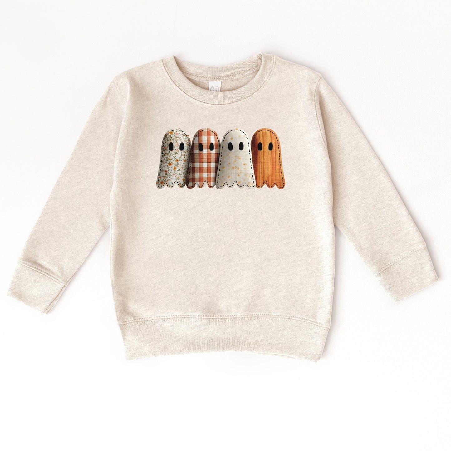 Four Ghosts Shadow Quilted Printed - Toddler Graphic Sweatshirt and Youth Graphic Sweatshirt