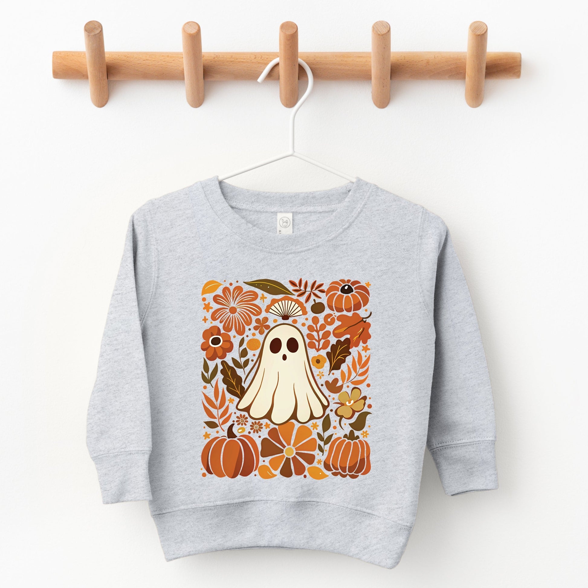 Ghost Floral Collage - Youth Graphic Sweatshirt and Toddler Graphic Sweatshirt