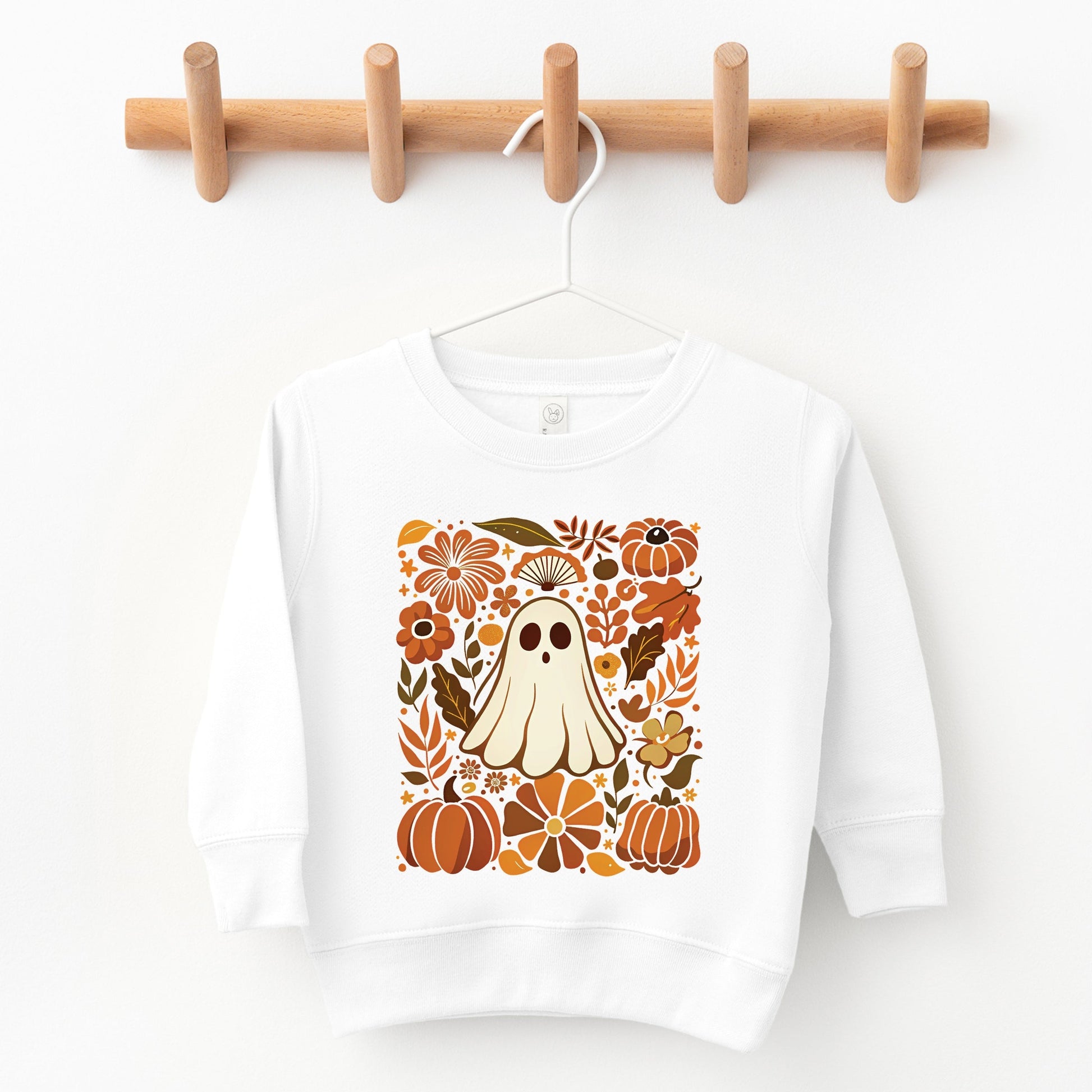 Ghost Floral Collage - Youth Graphic Sweatshirt and Toddler Graphic Sweatshirt