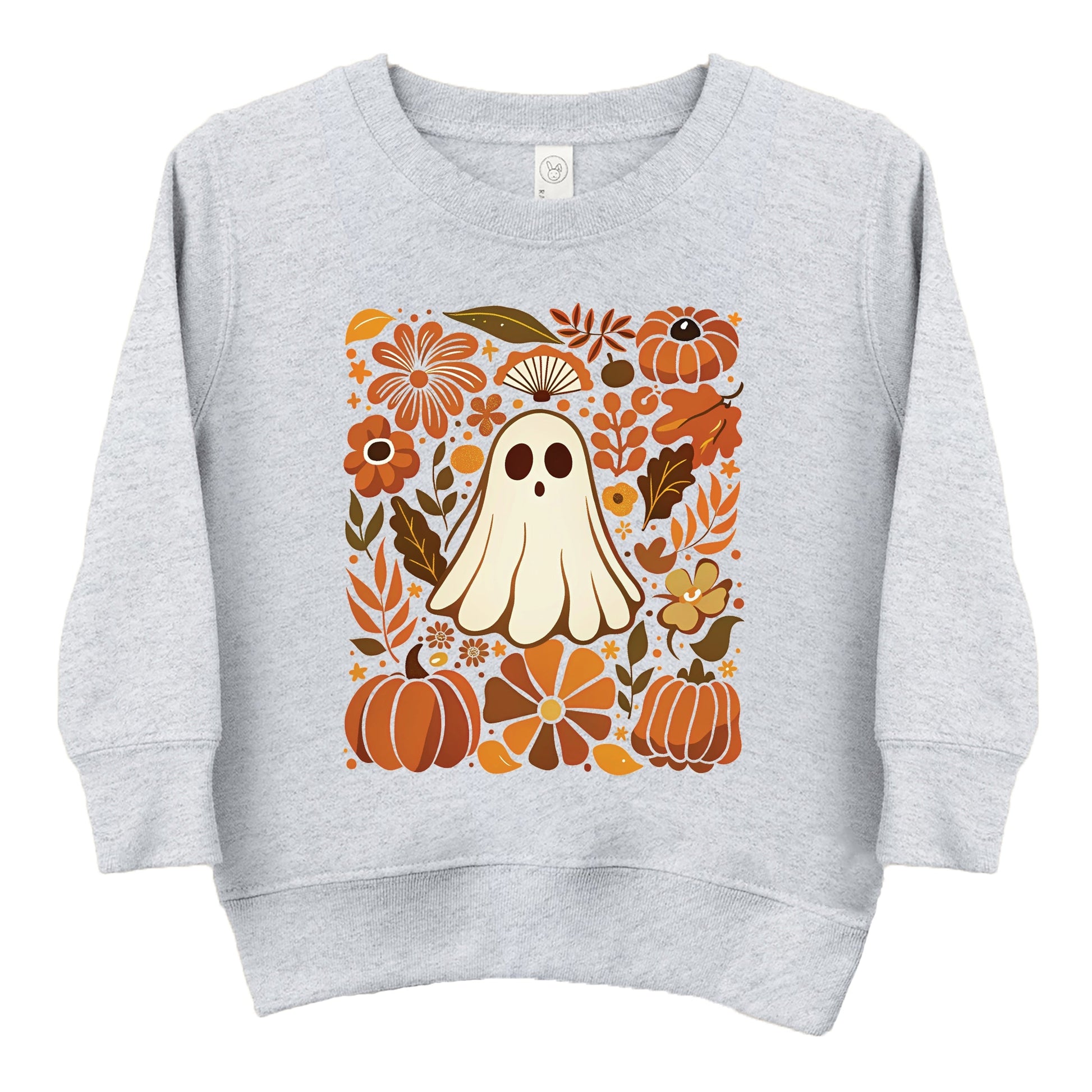 Ghost Floral Collage - Youth Graphic Sweatshirt and Toddler Graphic Sweatshirt