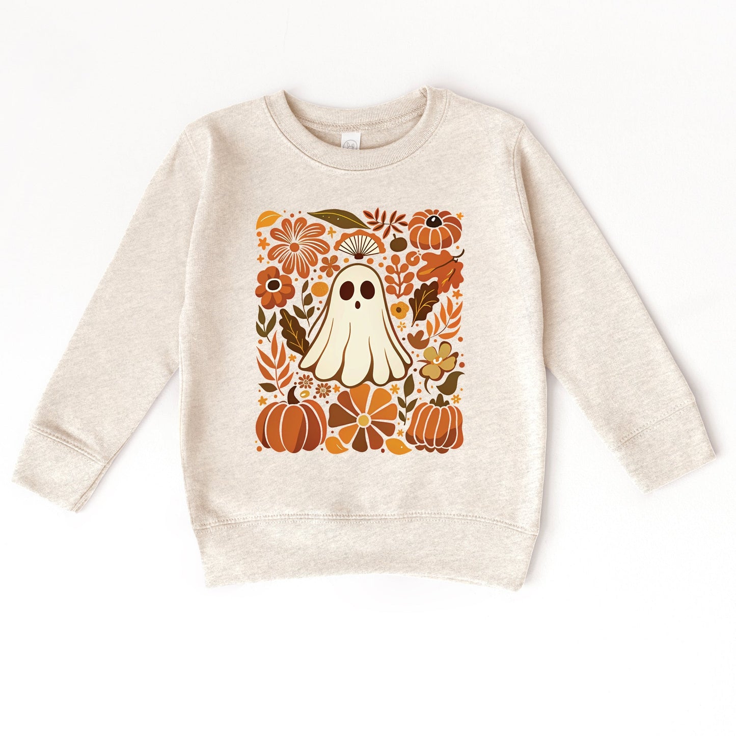 Ghost Floral Collage - Youth Graphic Sweatshirt and Toddler Graphic Sweatshirt