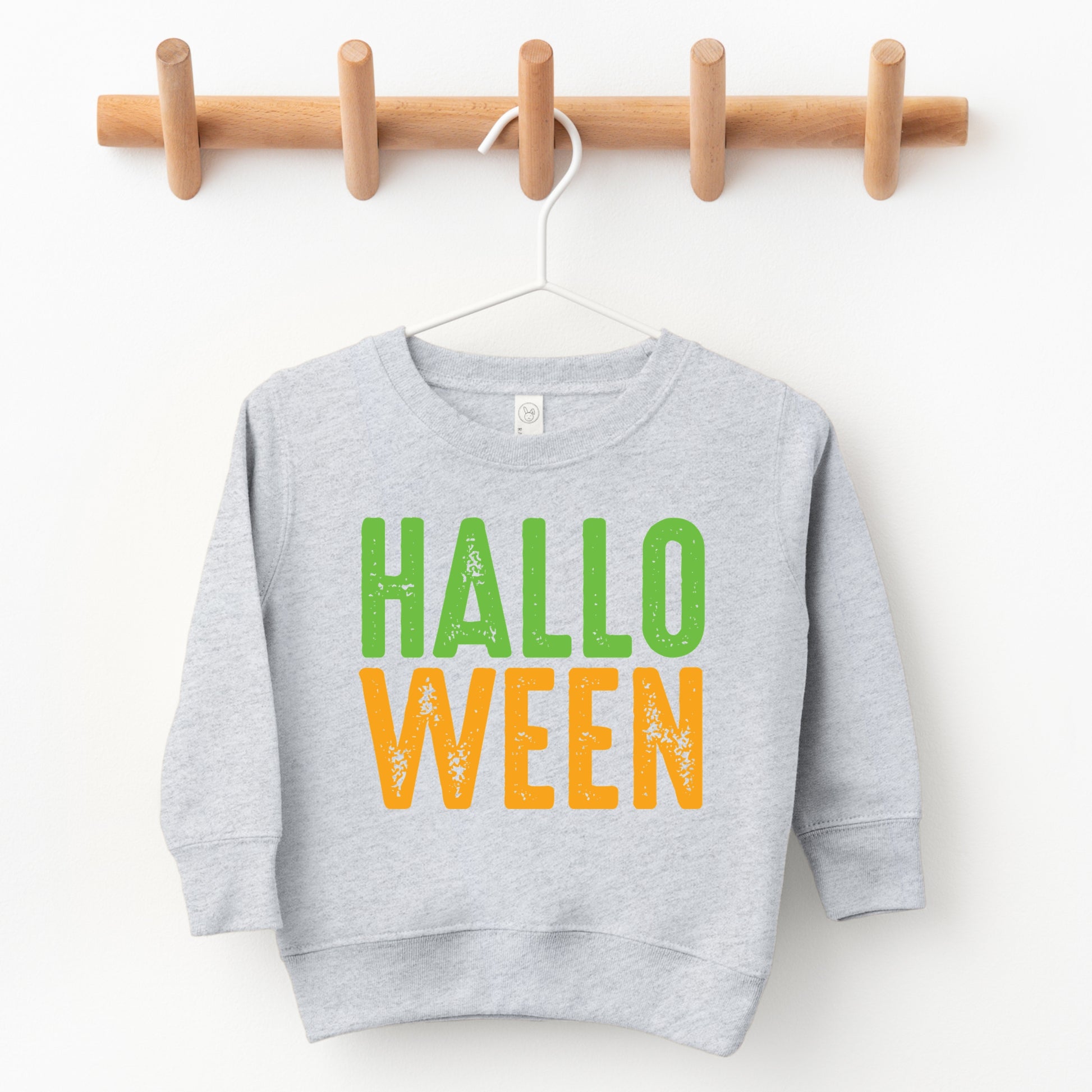 Halloween Bright Distressed - Toddler Graphic Sweatshirt and Youth Graphic Sweatshirt