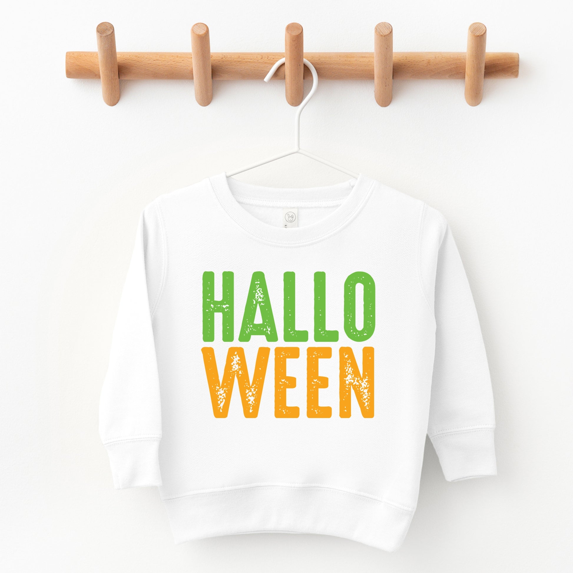 Halloween Bright Distressed - Toddler Graphic Sweatshirt and Youth Graphic Sweatshirt