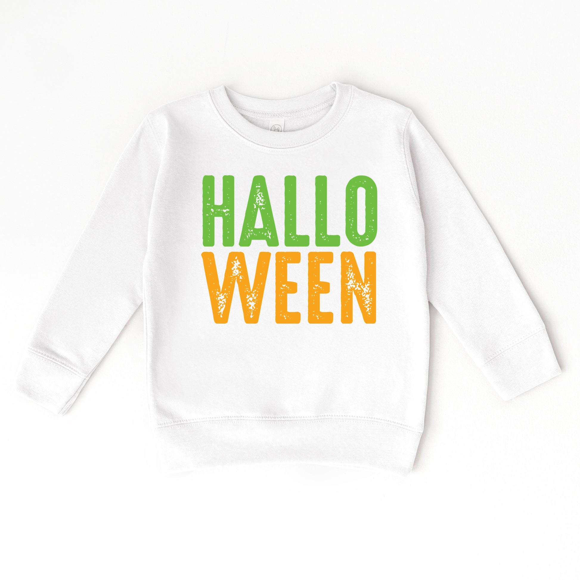 Halloween Bright Distressed - Toddler Graphic Sweatshirt and Youth Graphic Sweatshirt