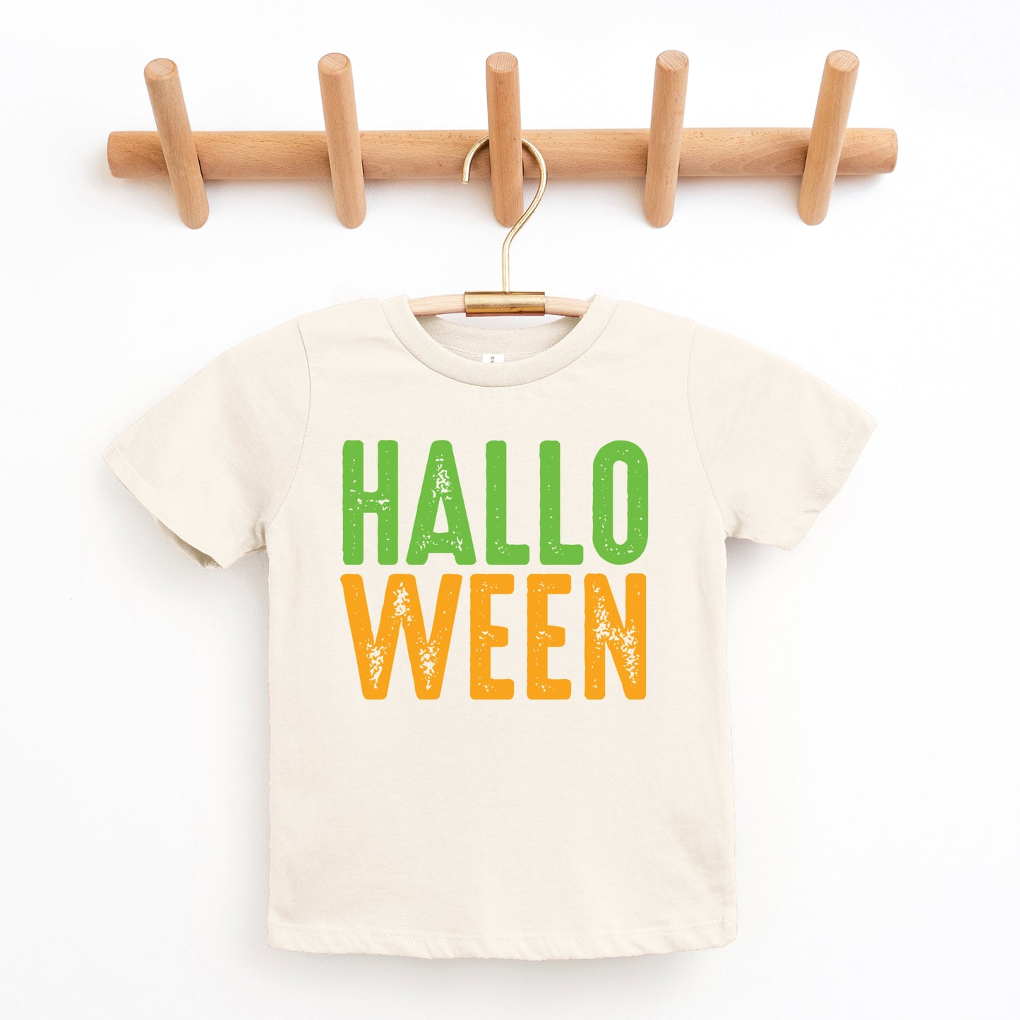 Halloween Bright Distressed - Youth Short Sleeve Graphic T-Shirt and Toddler Short Sleeve Graphic T-Shirt