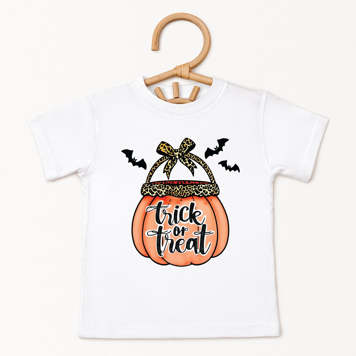 Trick of Treat Pumpkin - Youth Short Sleeve Graphic T-Shirt and Toddler Short Sleeve Graphic T-Shirt