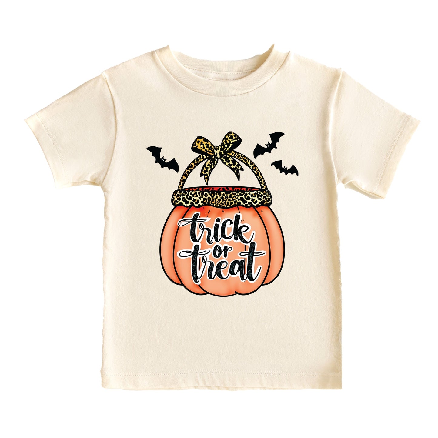 Trick of Treat Pumpkin - Youth Short Sleeve Graphic T-Shirt and Toddler Short Sleeve Graphic T-Shirt