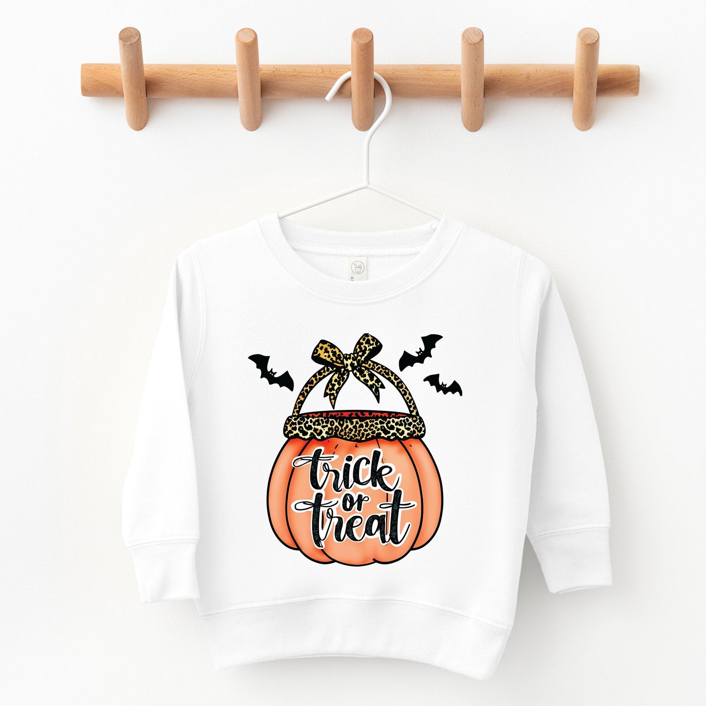 Trick of Treat Pumpkin - Toddler Graphic Sweatshirt and Youth Graphic Sweatshirt