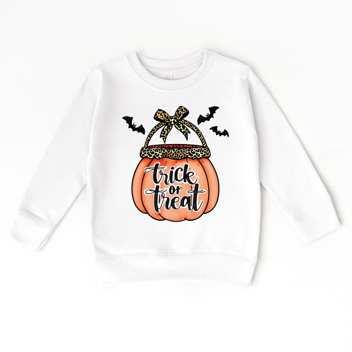 Trick of Treat Pumpkin - Toddler Graphic Sweatshirt and Youth Graphic Sweatshirt