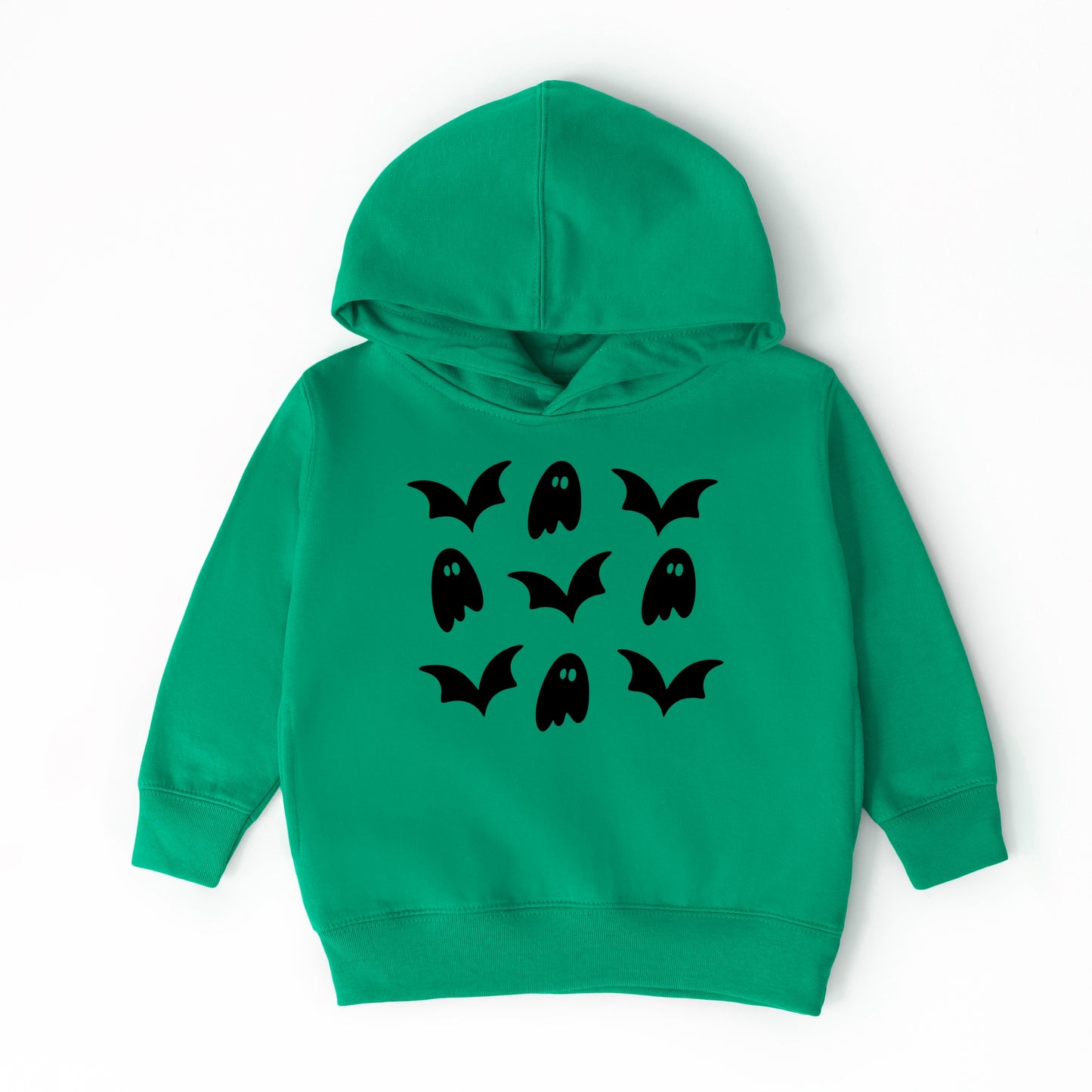 Ghosts and Bats Stacked - Toddler Hoodie