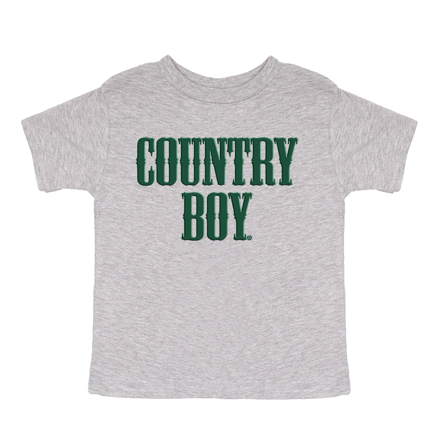 Country Boy Puff Print - Youth Short Sleeve Graphic T-Shirt and Toddler Short Sleeve Graphic T-Shirt