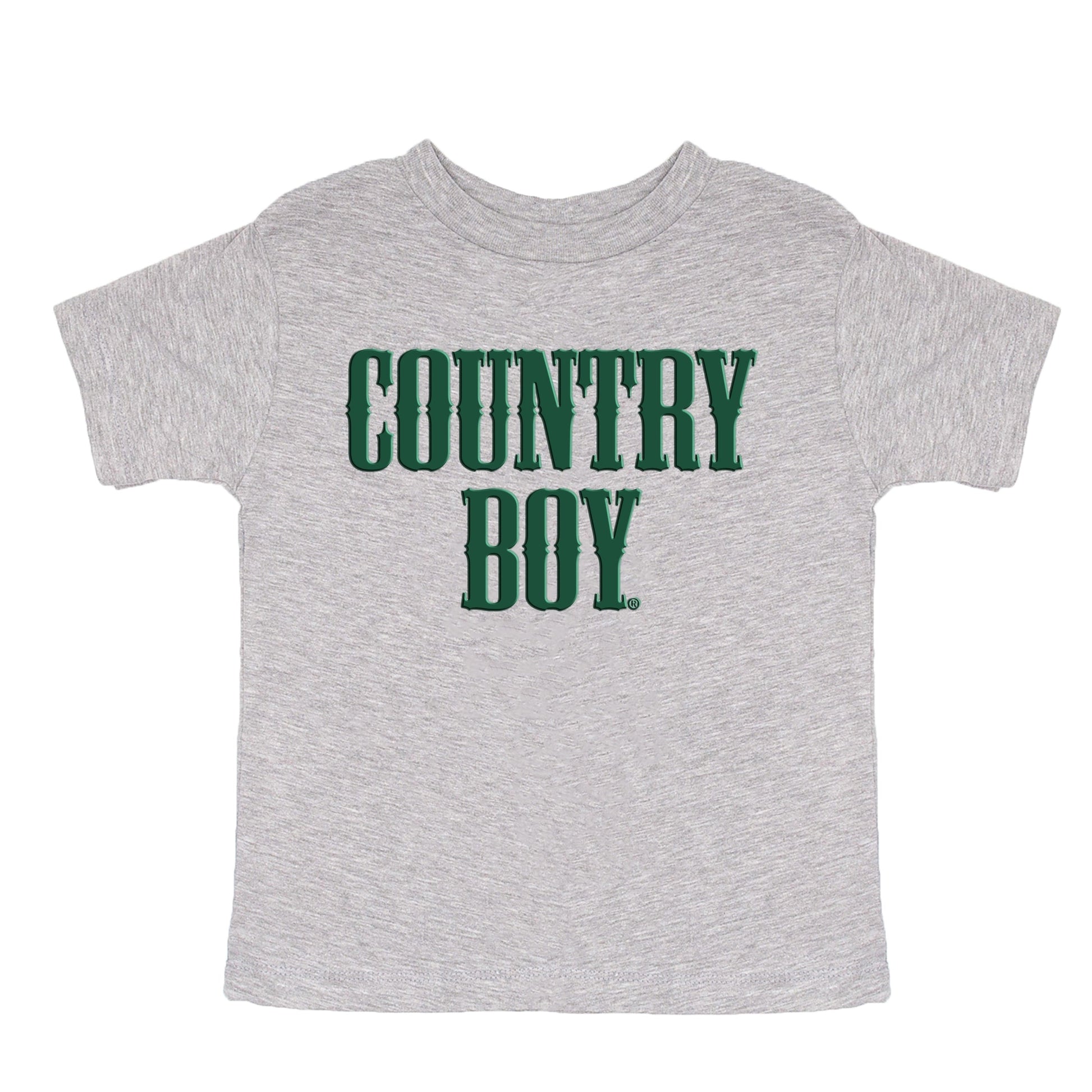 Country Boy Puff Print - Youth Short Sleeve Graphic T-Shirt and Toddler Short Sleeve Graphic T-Shirt