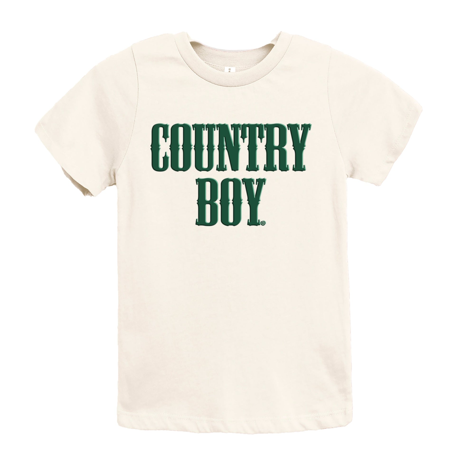 Country Boy Puff Print - Youth Short Sleeve Graphic T-Shirt and Toddler Short Sleeve Graphic T-Shirt