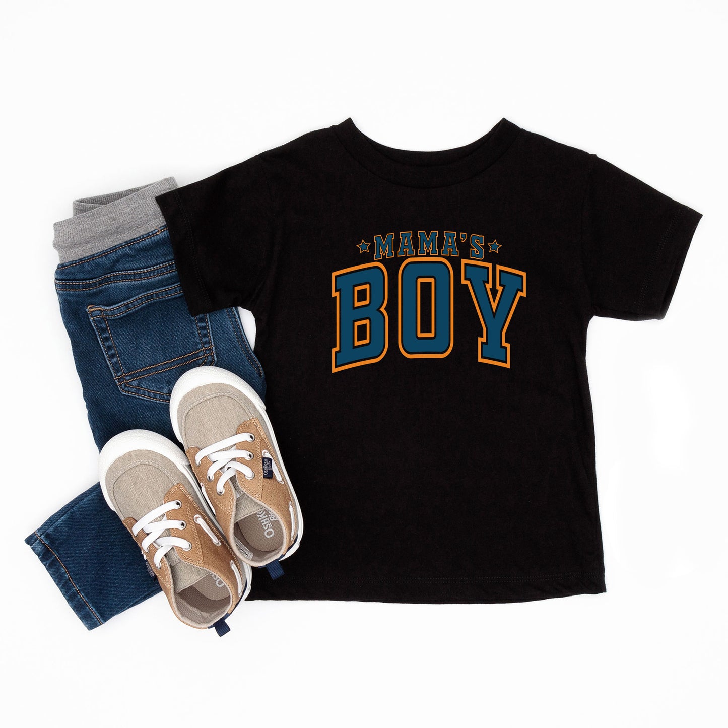 Mama's Boy Stars | Toddler Graphic Short Sleeve Tee