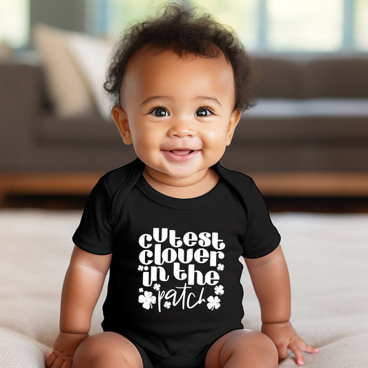 Cutest Clover In The Patch | Baby Graphic Short Sleeve Onesie