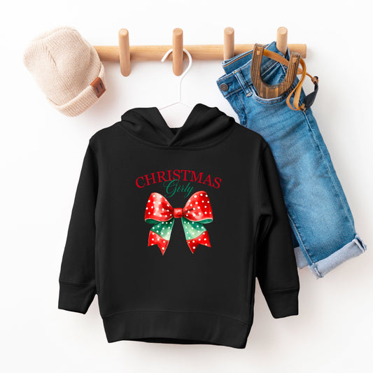 Coquette Christmas Girly | Toddler Graphic Hoodie