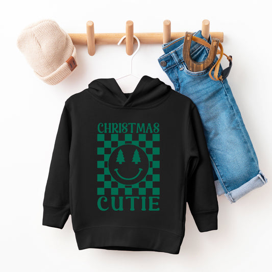 Christmas Cutie Checkered | Toddler Graphic Hoodie