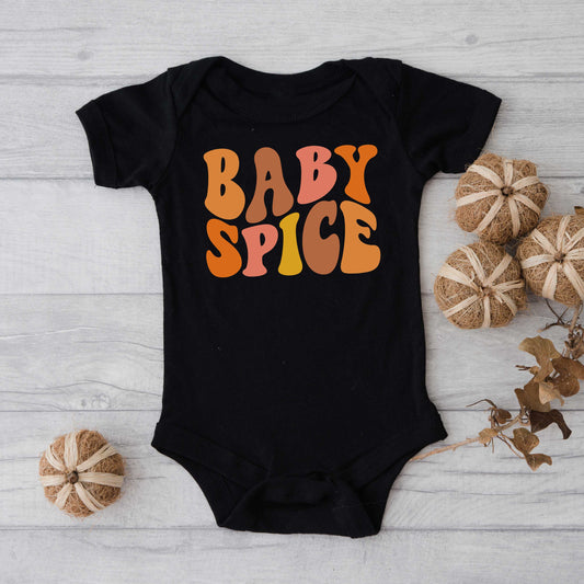 Baby Spice Wavy | Baby Graphic Short Sleeve Onesie