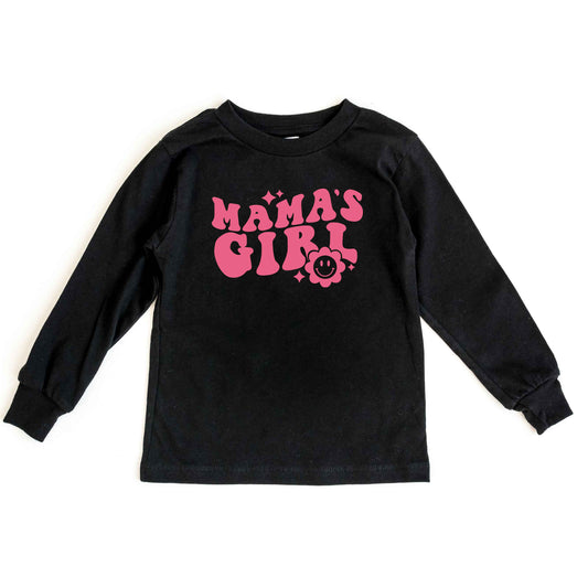 Mama's Girl Flower | Youth Long Sleeve Tee
