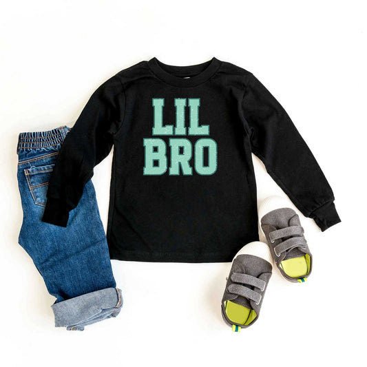 Lil Bro Distressed | Youth Long Sleeve Tee
