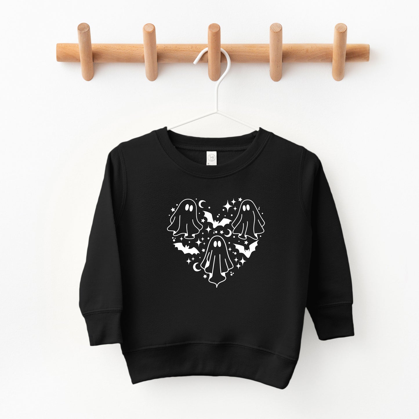 Ghosts Heart | Toddler Graphic Sweatshirt