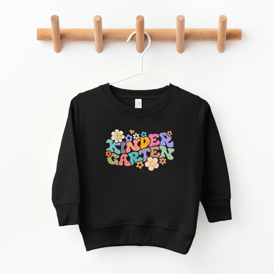 Kindergarten Flowers | Toddler Graphic Sweatshirt