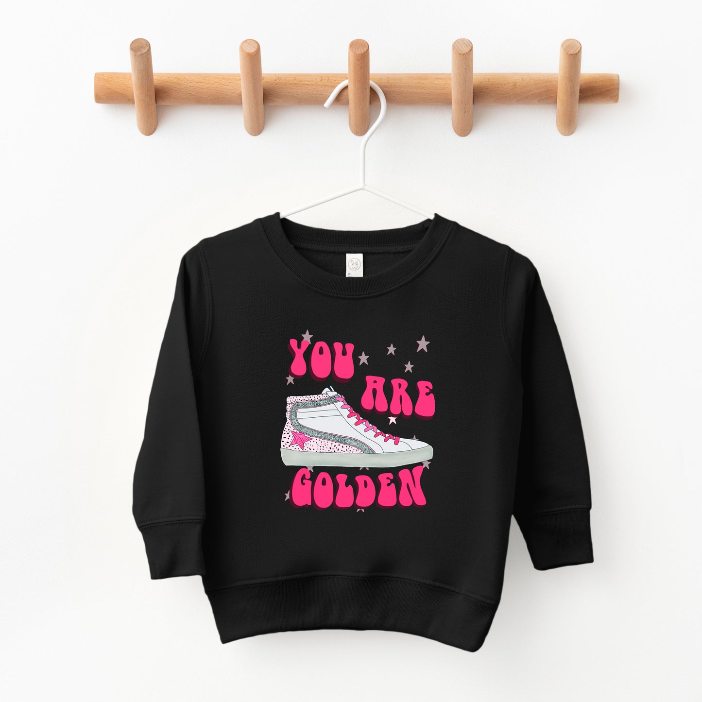 You Are Golden Shoe | Toddler Graphic Sweatshirt