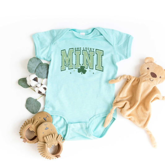 One Lucky Mini Clover | Baby Graphic Short Sleeve Onesie