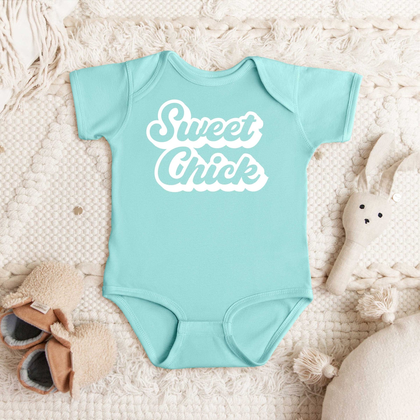 Sweet Chick | Baby Graphic Short Sleeve Onesie
