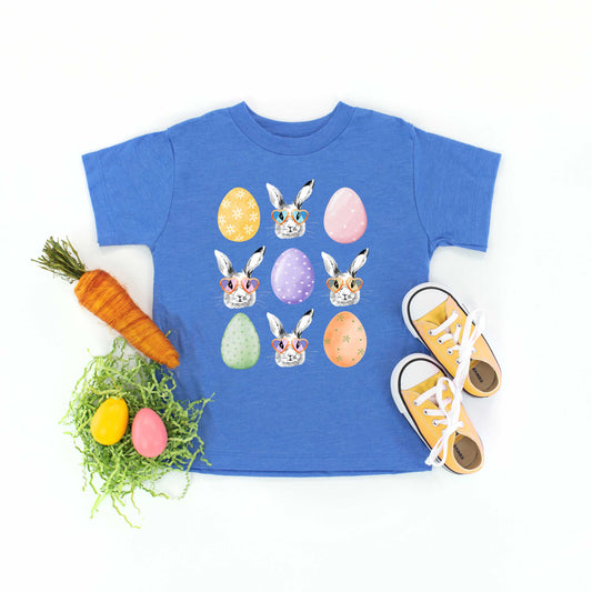 Bunny Egg Easter Chart | Toddler Short Sleeve Crew Neck
