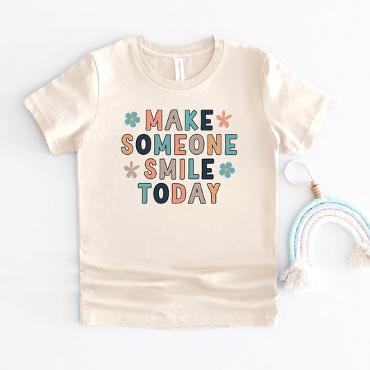 Make Someone Smile Today | Youth Graphic Short Sleeve Tee