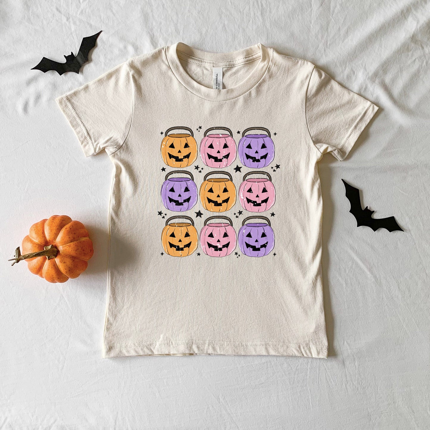 Halloween Candy Bucket Chart | Youth Graphic Short Sleeve Tee