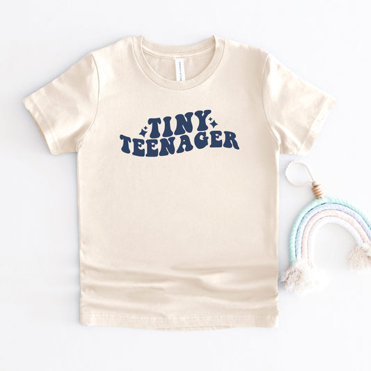 Tiny Teenager Wavy | Youth Short Sleeve Crew Neck